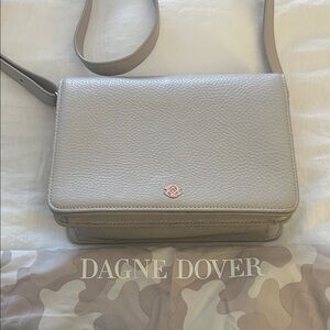Dagne Dover Crossbody Bag in Bone
